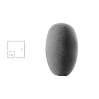 EGG-SHAPED FOAM WINDSCREEN (BLACK)
